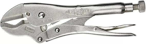 Alicate de Pressão Mordente Reto e Curvo 10" 2