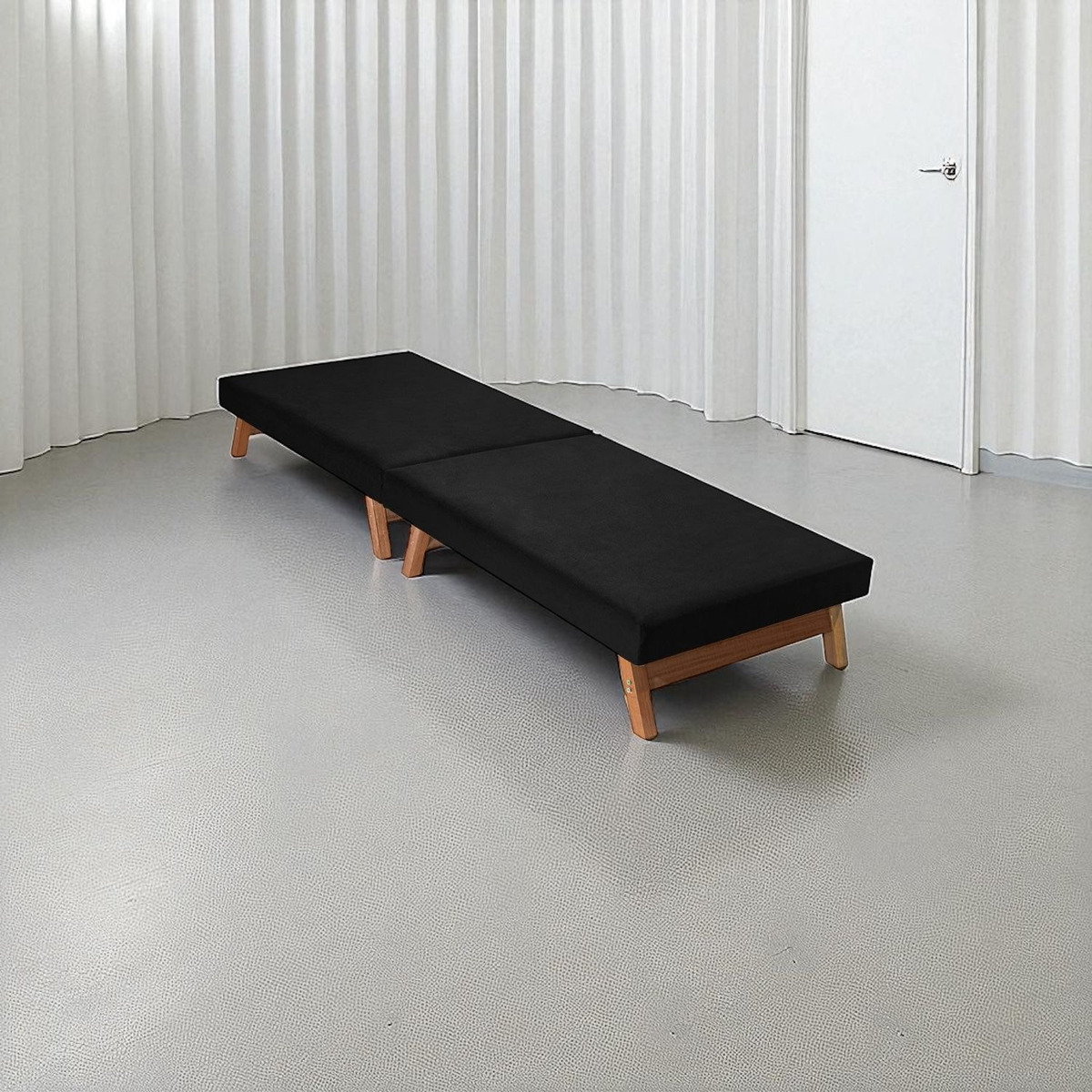 Cama Dobrável Portátil Solteiro Aqui Móveis 4