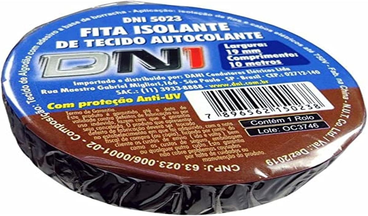 Fita Isolante Tecido Autocolante 1