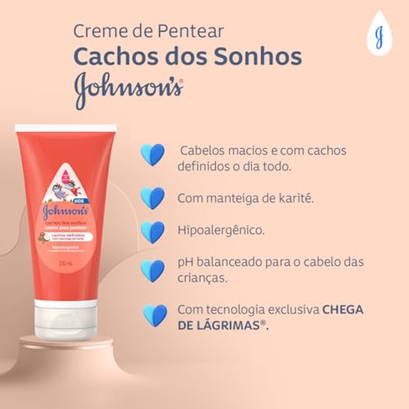 Creme para Pentear Johnson's Cachos dos Sonhos 4