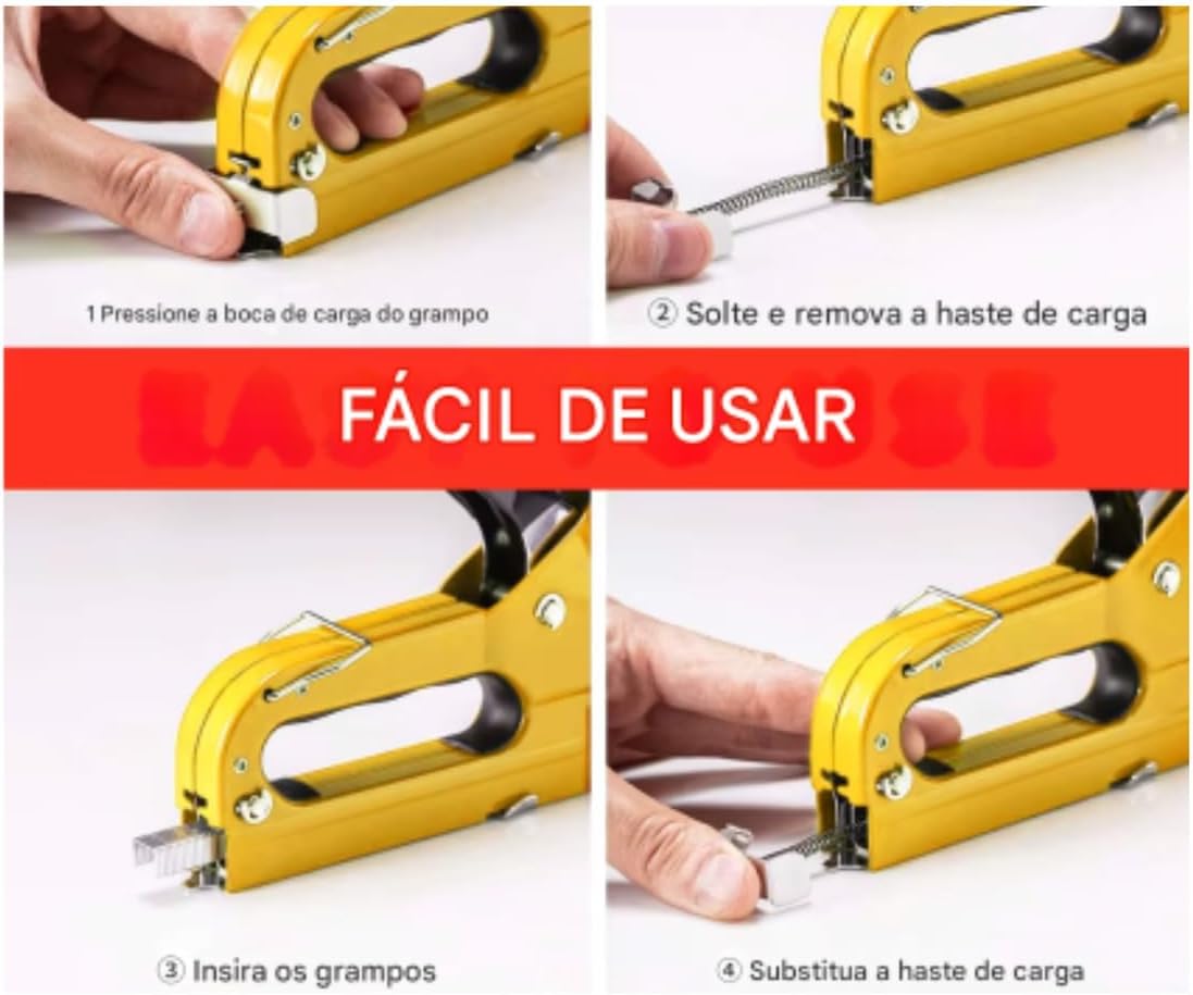 Grampeador Tapeceiro Profissional Stronex 4