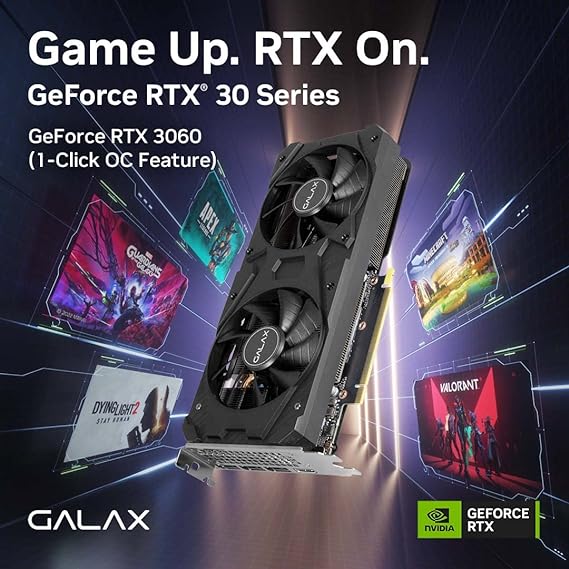 GALAX GeForce RTX 3060 (1-Click OC) LHR 5