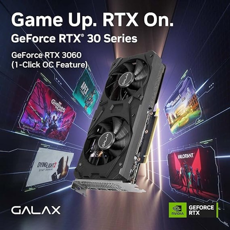 GALAX GeForce RTX 3060 (1-Click OC) LHR 5