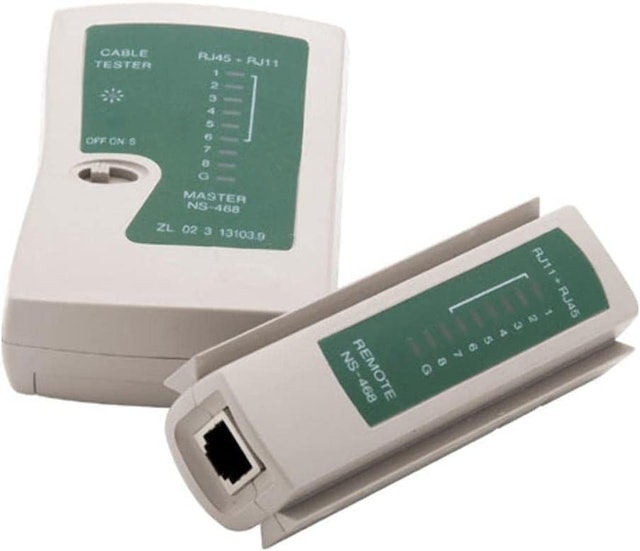 Testador de Cabo de Rede RJ45 e RJ11 3