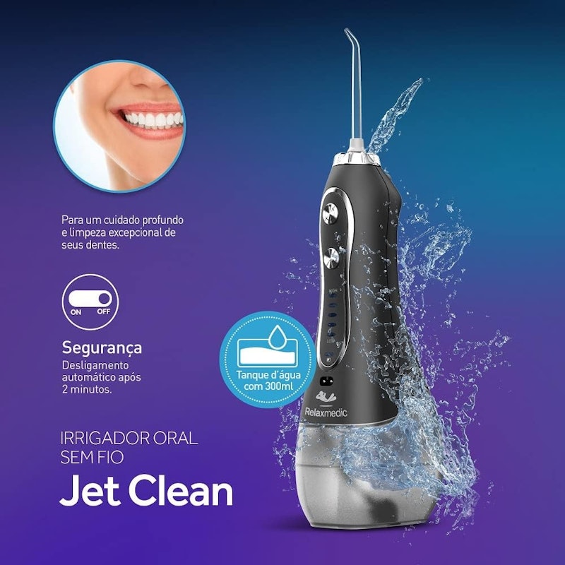 Irrigador Oral Jet Clean sem Fio 2