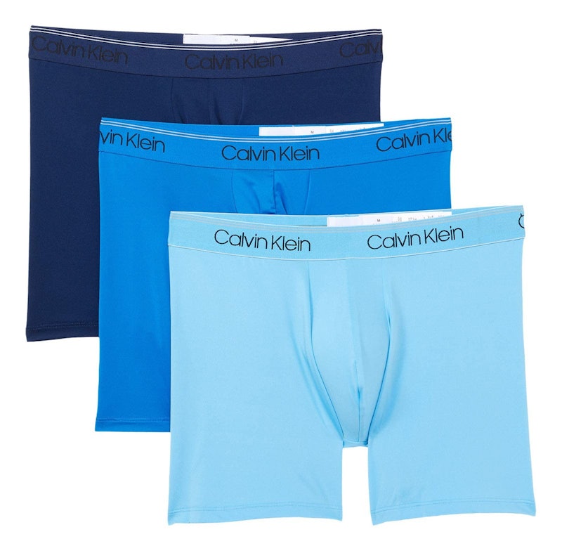 Cueca Micro Elástica, Tons de Azul (Kit com 3) 1