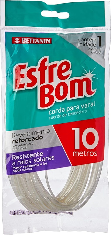 EsfreBom Corda para Varal Revestida Branca 10 m 1