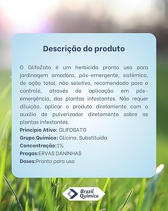 Desinfestante Não Seletivo de Áreas Urbanas Arranka Seca Mato Glifozato 1 L 4
