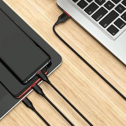 Cabo 3 em 1 Lightning, Tipo-C e Micro USB 5