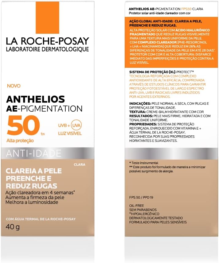 Protetor Solar Diário Anti-Idade com Cor Anthelios Ae-Pigmentation FPS 50 2