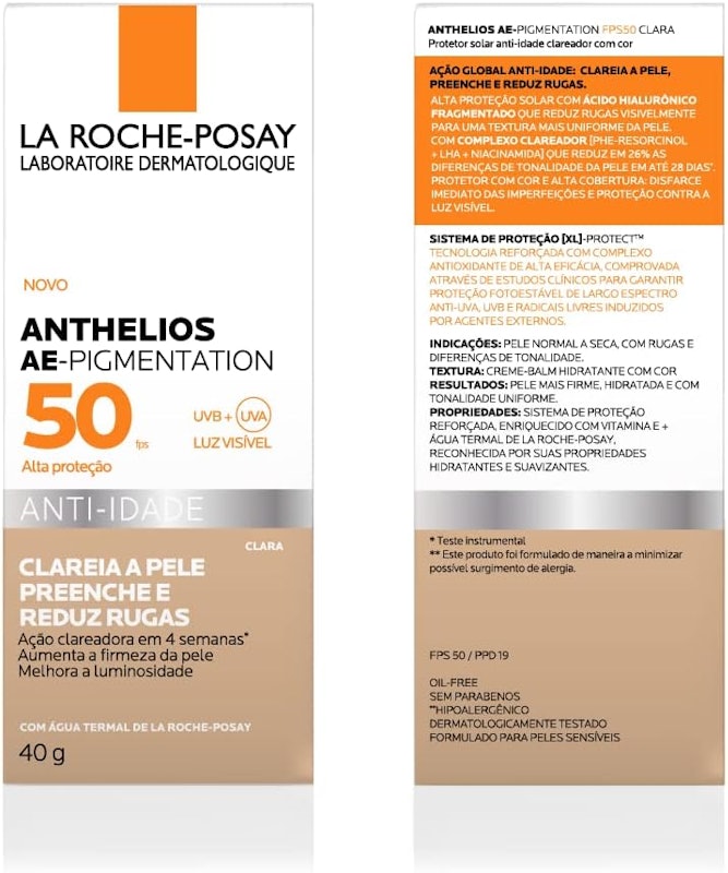 Protetor Solar Diário Anti-Idade com Cor Anthelios Ae-Pigmentation FPS 50 2
