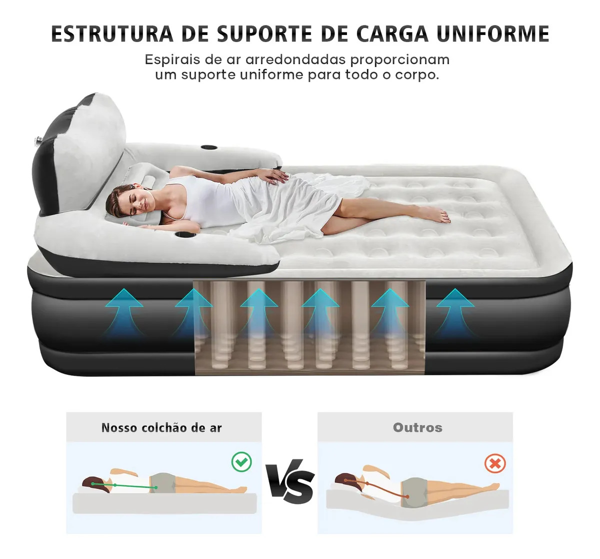 Colchão Inflável Casal Trailabo 4