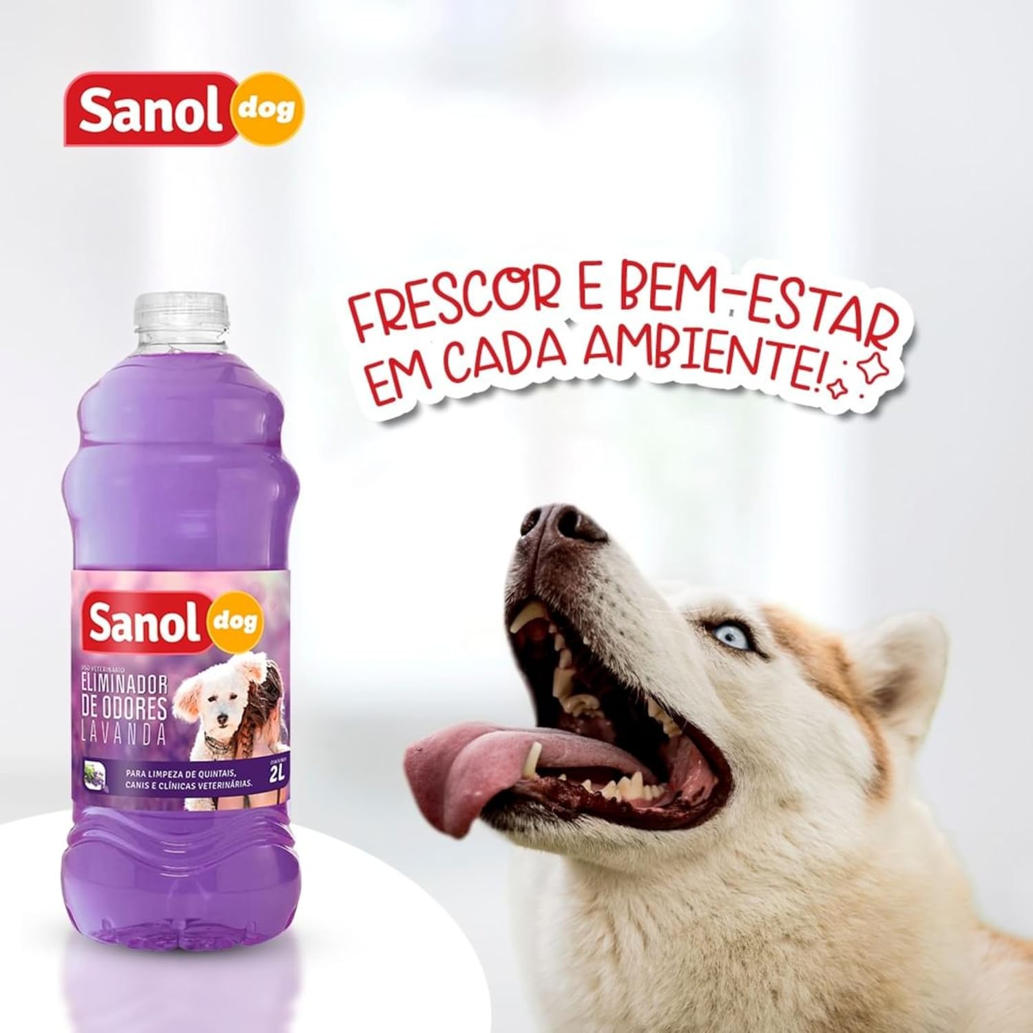 Eliminador de Odores Sanol Lavanda 2 L 5