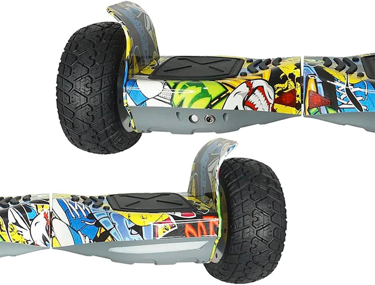 Hoverboard Skate Elétrico Original 8.5 Offroad LED Bluetooth Hip Hop Brinovar 2
