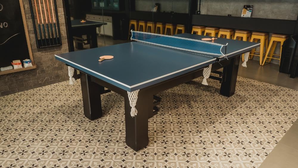 Mesa de Bilhar Hobby com Tampo de Ping Pong 2,32x1,32m 2