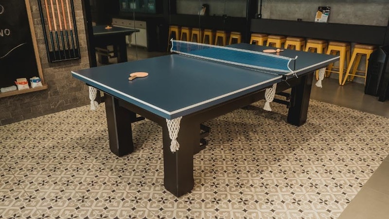 Mesa de Bilhar Hobby com Tampo de Ping Pong 2,32x1,32m 2