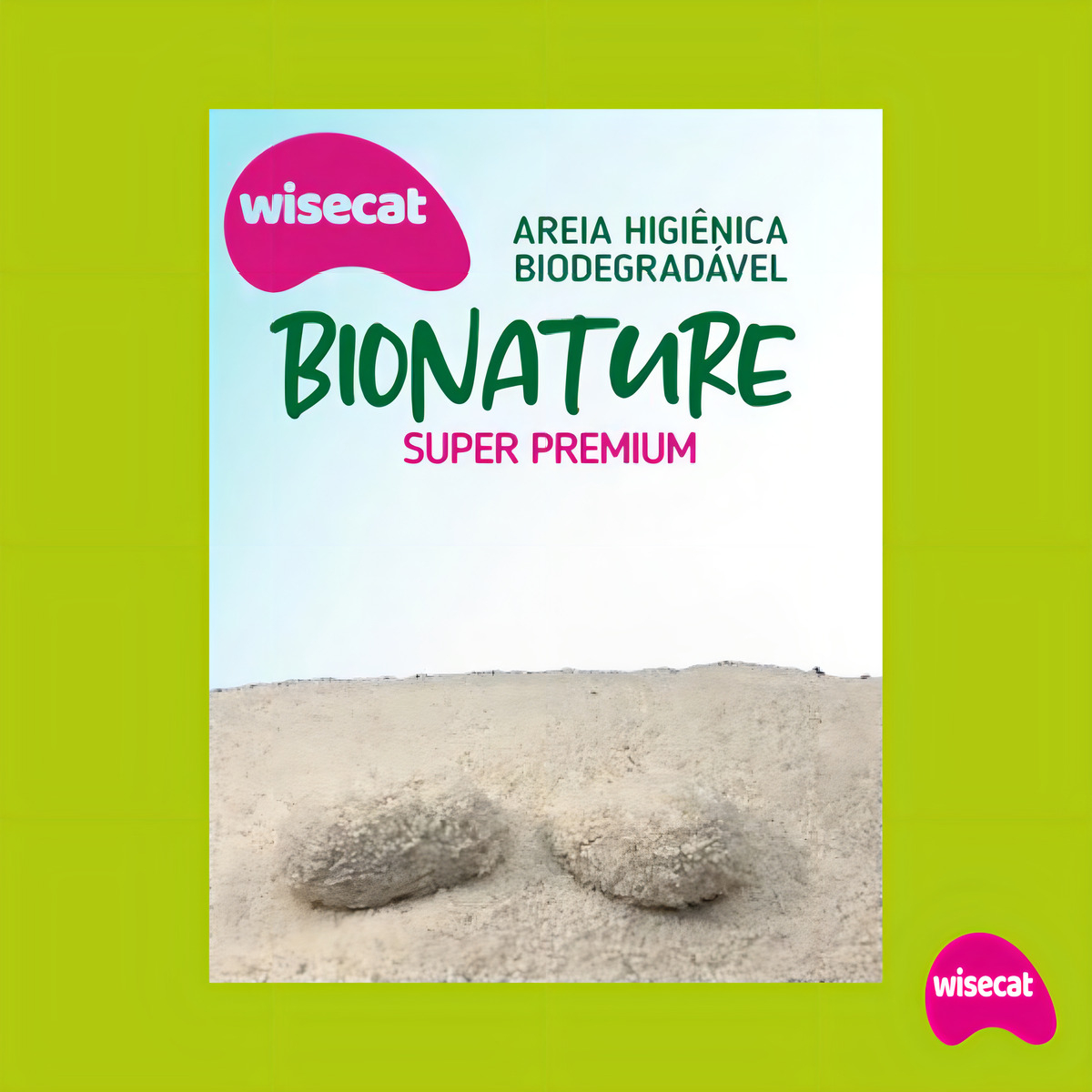 Areia Higiênica para Gatos Biodegradável Wisecat  3