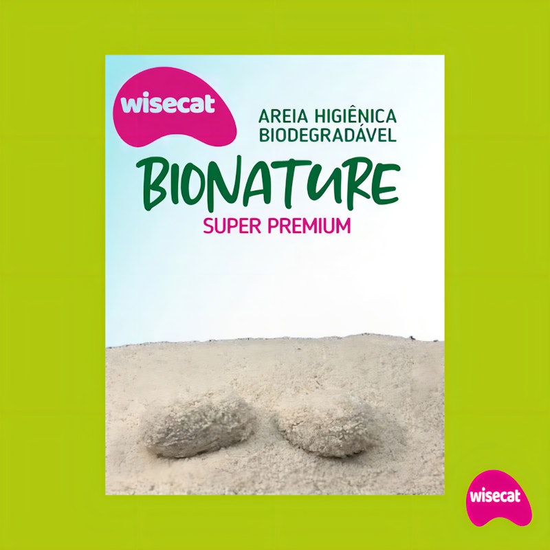 Areia Higiênica para Gatos Biodegradável Wisecat 3