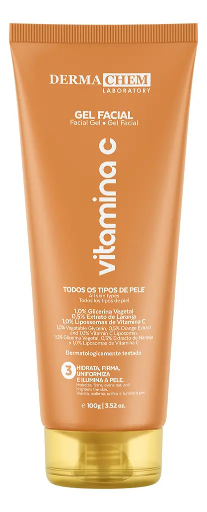 Kit Skincare Vitamina C Clareador Anti-idade Sérum 4