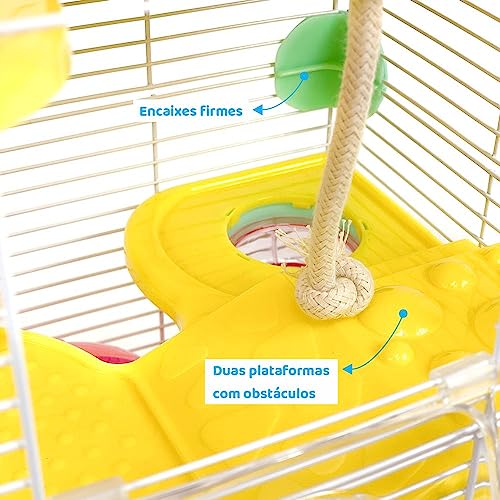 Gaiola para Hamster Multifuncional 2 Andares 5