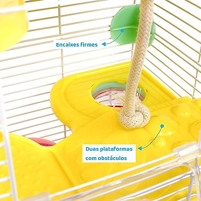 Gaiola para Hamster Multifuncional 2 Andares 5