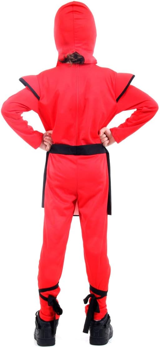 Fantasia Ninja Vermeho Infantil 2
