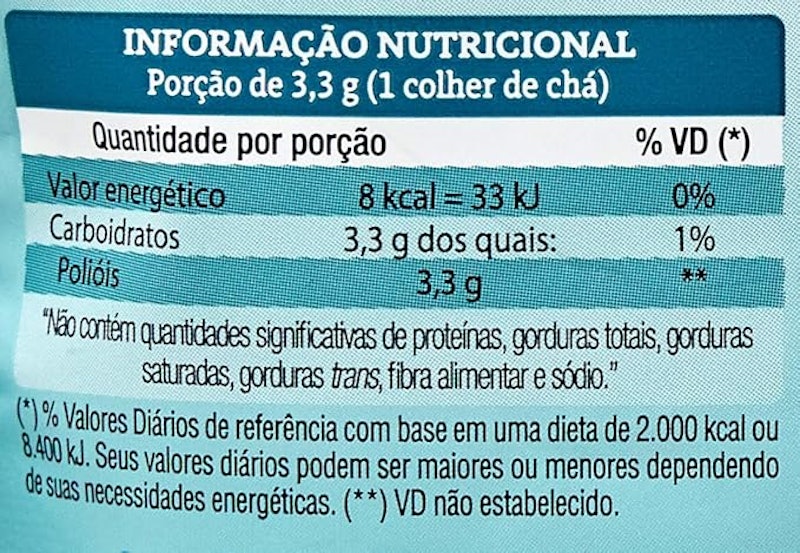 Adoçante em Pó Xilitol Linea de 250 g 3
