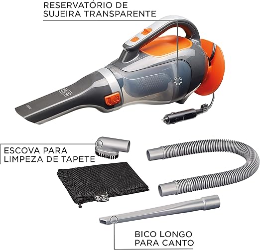 Aspirador de Automóveis 12 V 610 ml Ação Ciclônica 2