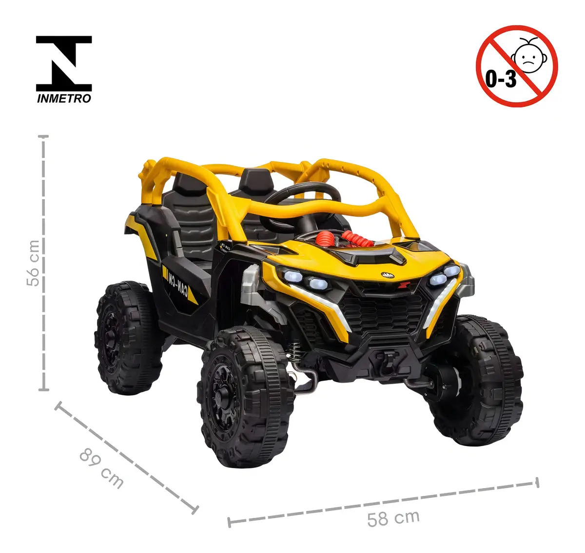 Mini UTV Max BrinqKids 4