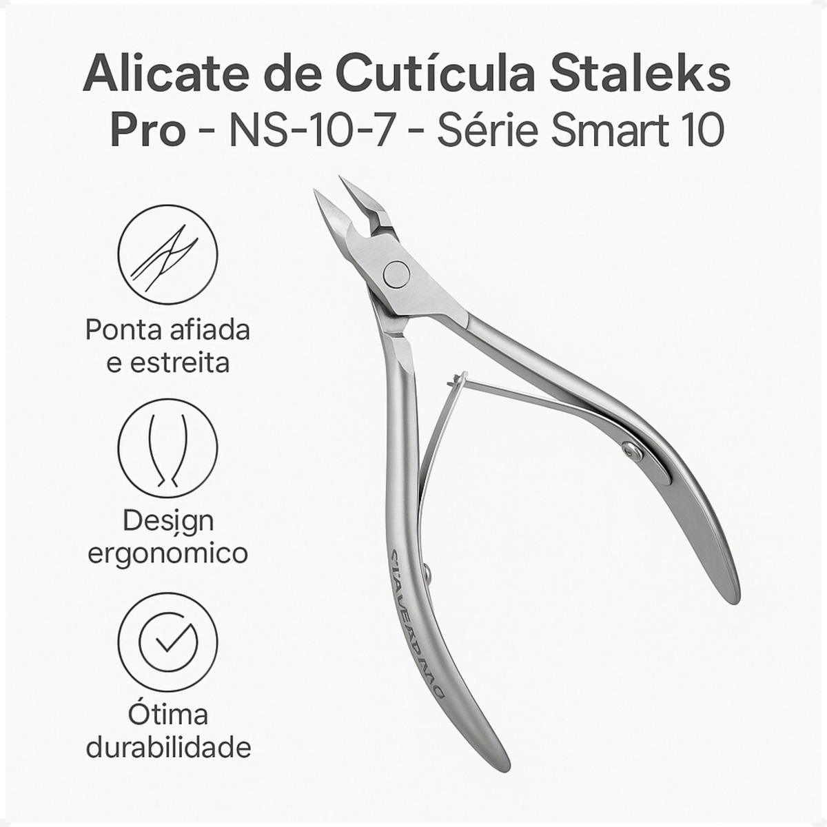Alicate de Cutícula Staleks Pro Série Smart 10 2