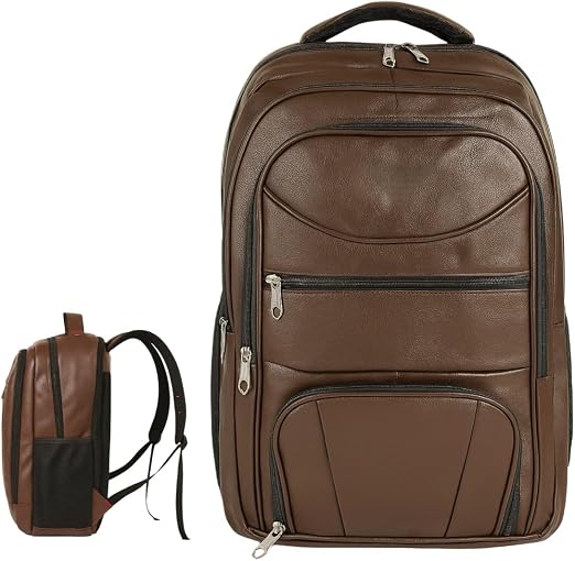 Mochila Executiva em Couro Sintético Impermeável 1