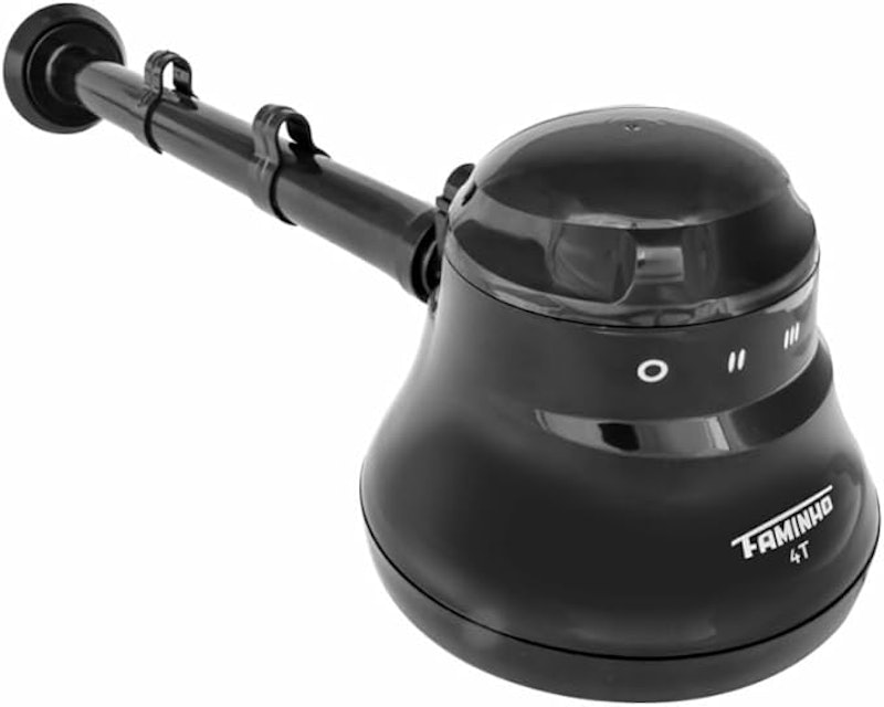Ducha Faminho 4T Black com Cano 6800 W 1