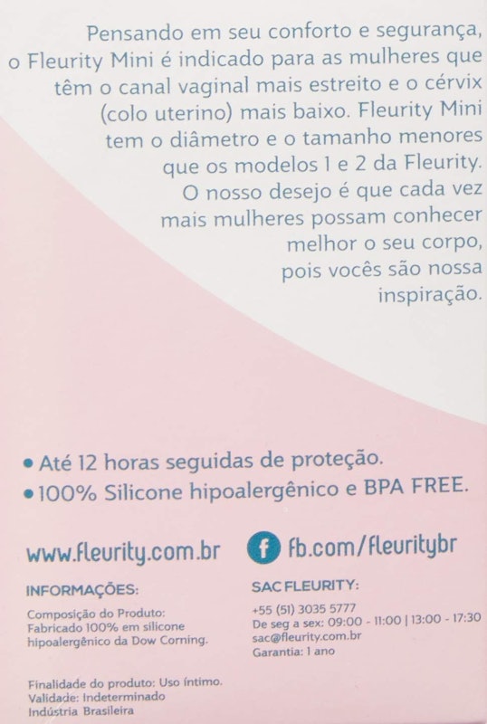 Mini Coletor Menstrual Fleurity 4
