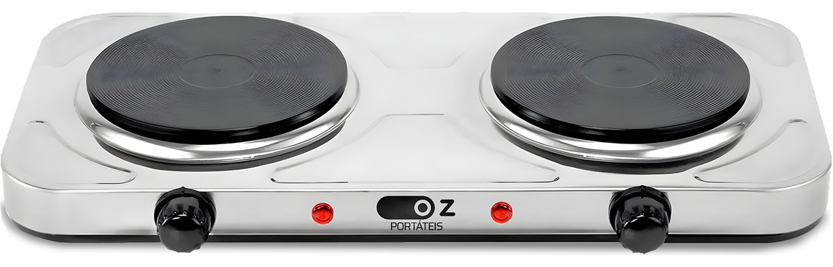 Fogão Elétrico Portátil 2 Bocas Cooktop 1