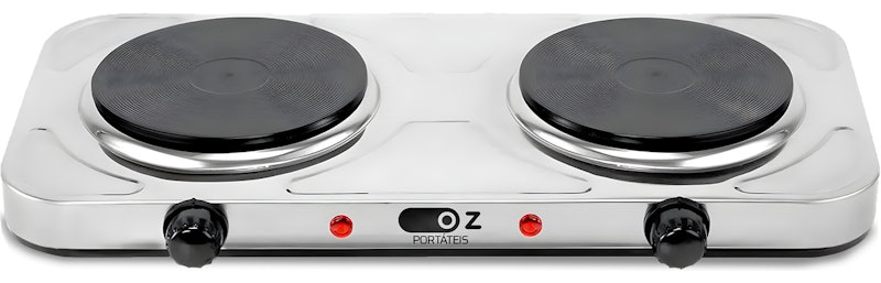 Fogão Elétrico Portátil 2 Bocas Cooktop 1