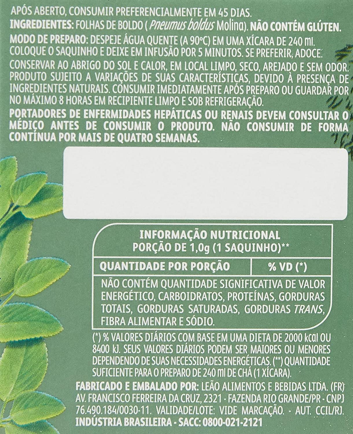 Chá de Boldo 2