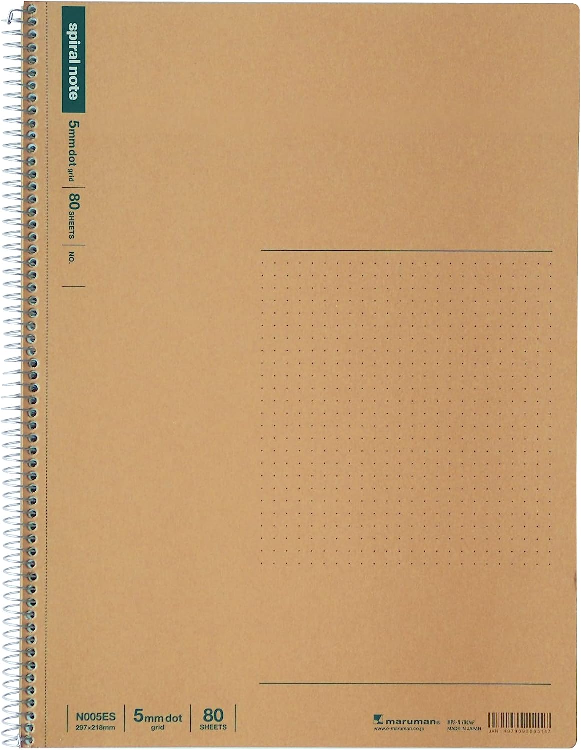 Caderno Espiral Básico Pontilhado A4 1
