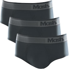 Cueca Slip Microfibra sem Costura Cinza Chumbo
