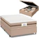 GAZIN Cama Box Baú Casal Colchão Gazin Molas Flora Bege 1
