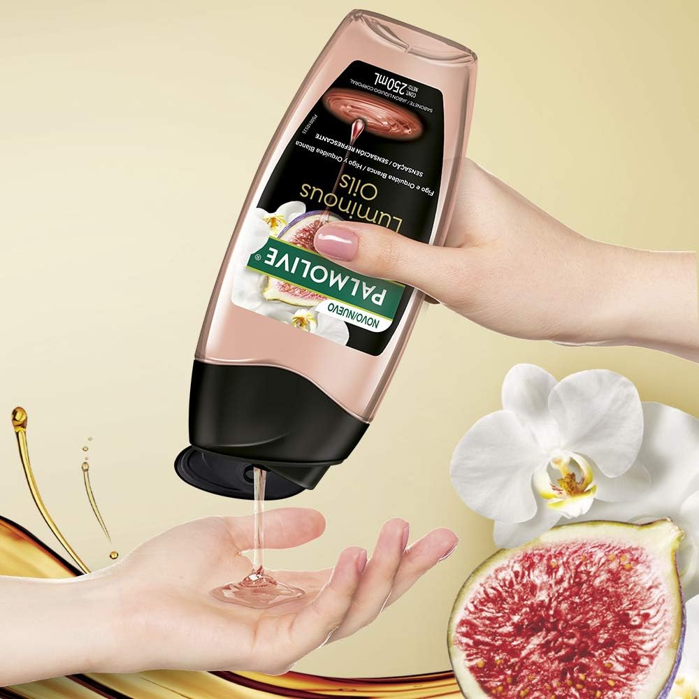 Palmolive Luminous Oils Figo e Orquídea Branca Sabonete Líquido Corporal Sensação Refrescante 250 ml 4