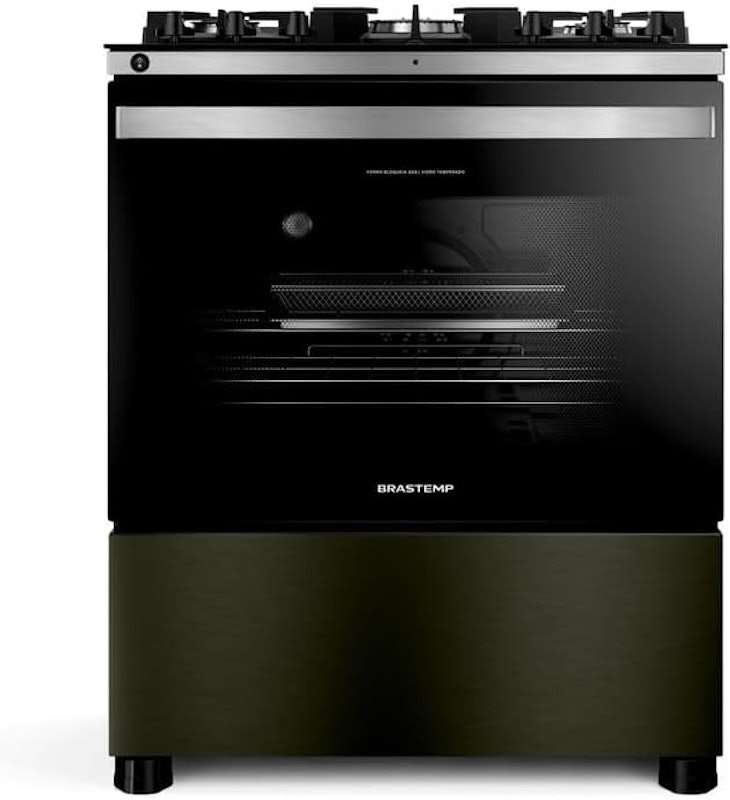 Fogão 5 Bocas com Mesa de Vidro Eclipse Collection (220 V) 1