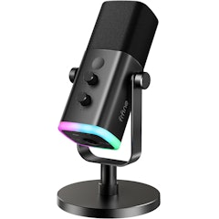 Microfone Dinâmico Fifine AmpliGame AM8 USB/XLR com RGB