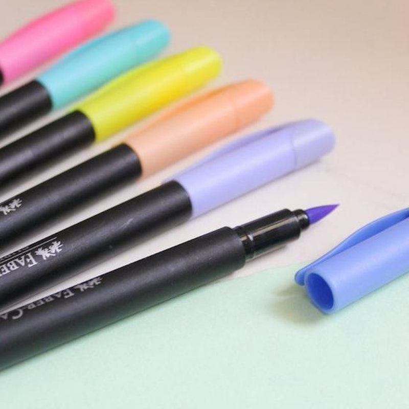 Canetinha SuperSoft Pastel 6 Cores 9