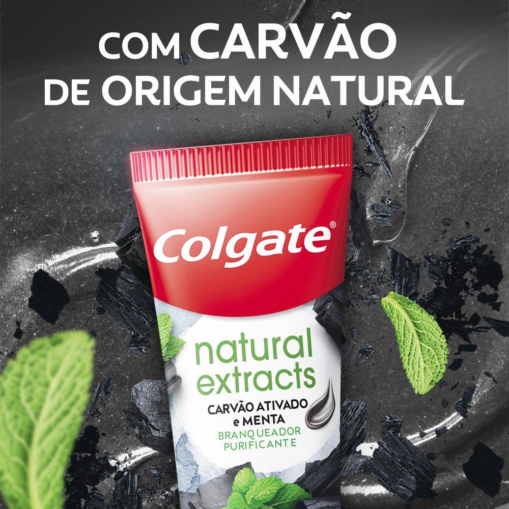 Creme Dental Colgate Natural Extracts Carvão Ativado e Menta 3