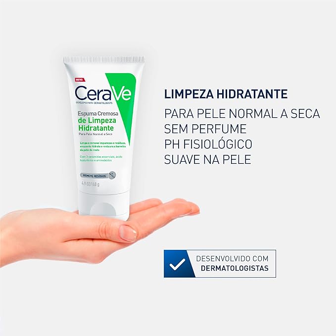 Espuma Cremosa de Limpeza Hidratante 4