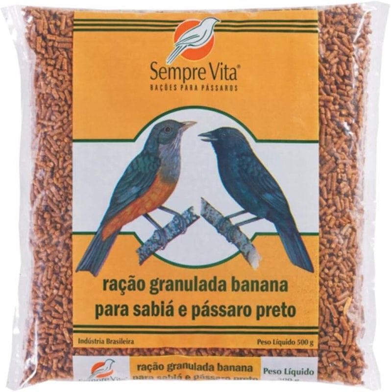 Ração Granulada para Sabiá e Pássaro 1