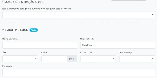 Gerador de Currículo 2