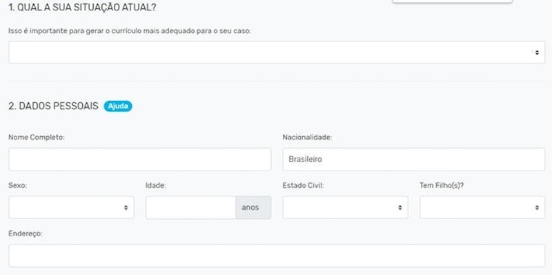 Gerador de Currículo 2