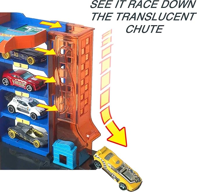 Pista Hot Wheels City Garage Altura Dupla 2