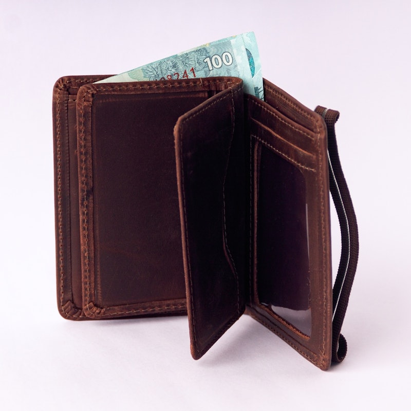 Carteira Slot Elastic Compact RFID - Marrom 4